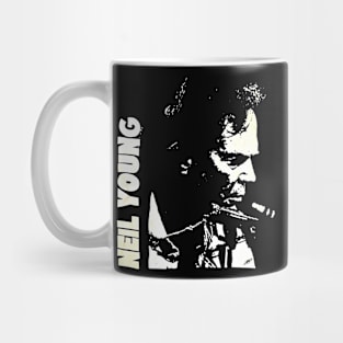 Neil Young - White Vintage Color Mug